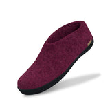 glerups Shoe with natural rubber sole - black Shoe with rubber sole Cranberry